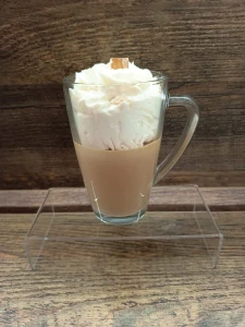 Sviečka v skle- Cappuccino